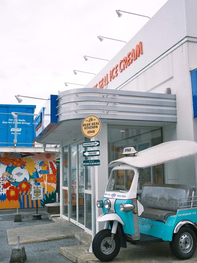 🇯🇵來沖繩衝這家冰淇淋店就對了！#BLUESEAL
