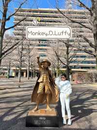 รูปปั้น "Monkey D Luffy" ที่เมืองคุมาโมโตะ