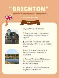 Brighton 3-days itinerary 