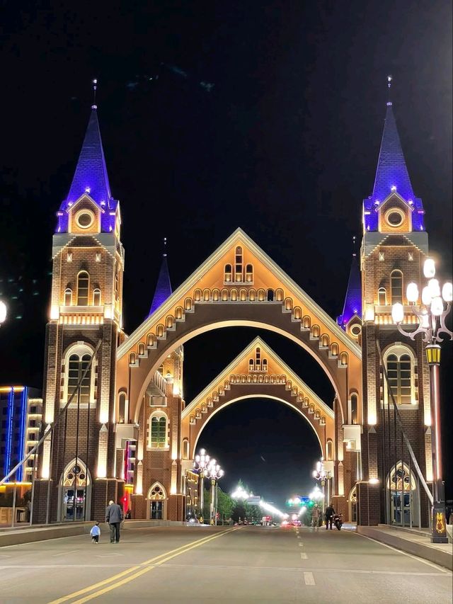 Kanas Tower Bridge at Night