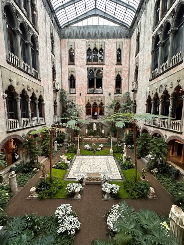 【穿越歐洲宮殿的午後｜Isabella Stewart Gardner Museum 遊記】
