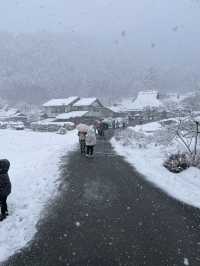 Winter magic in Ine no Funaya (伊根の舟屋), Kyoto ❄️🏘️ A peaceful snow-covered fishing village where tra