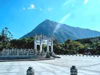 Serene views at Ngong Ping Piazza