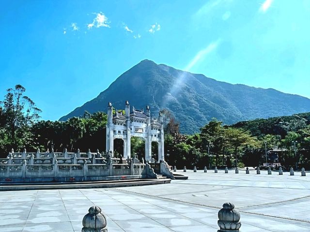Serene views at Ngong Ping Piazza