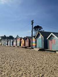 【墨爾本必訪景點】布萊頓海灘彩色小屋——海邊的童話彩虹 (Melbourne Brighton beach)