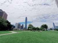 金鐘添馬公園看維港景色