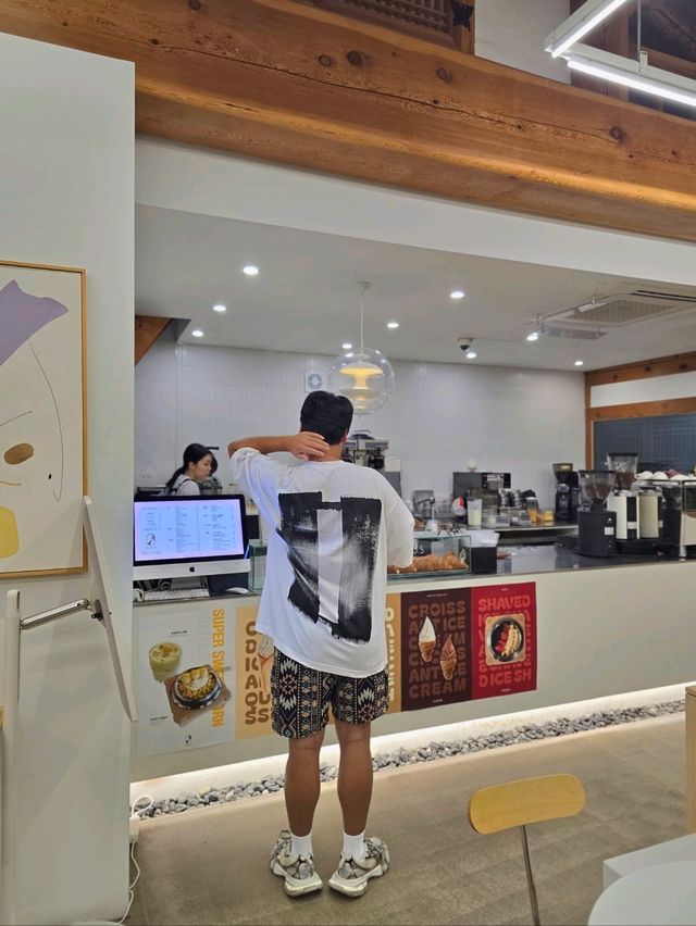 쿠키아이스크림이 맛있는 전주한옥마을 카페💜