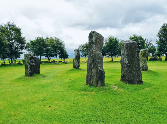 The Soloist's Volcanic Vista: Aso Plaza Hotel Garden