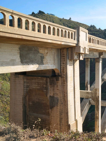 アメリカ カリフォルニア州 ビクスビー橋展望台（Bixby Bridge Vista