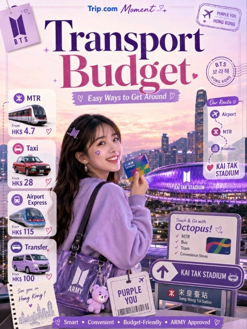 💜 BTS香港コンサート旅行予算ガイド🇭🇰💸✨旅行費用はいくら用意すれ