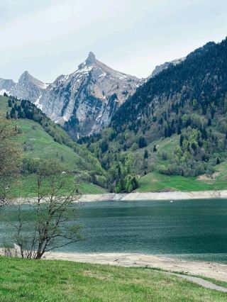 📌 Secret Spot in Switzerland: Wägitalersee (Lake Wägitalersee) 🇨🇭✨

If you're looking for a peaceful, uncrowded nature getaway, I highly recommend Wägitalersee. This beautiful lake is nestled in the mountains of the Schwyz canton in Switzerland ⛰️, surrounded by towering limestone peaks and lush green meadows. The cool breeze is incredibly refreshing!
✨ Highlights and Impressions:
Peaceful atmosphere: Perfect for picnics, relaxing, and enjoying a meal while admiring the spectacular view. It's a simple yet incredibly fulfilling experience.
Slow-life lovers will adore it: The scenery is breathtaking. There are walking and cycling paths around the lake, and every angle is perfect for photos.
💡 Water Level Tip: If you visit in May like we did, you might find the water level in the lake quite low because it's also a reservoir for hydroelectric power. For a full and beautiful lake, we recommend visiting in June – July. During that time, the snow on the mountaintops will have completely melted, making the lake crystal clear and at a perfect water level.
If you're planning a trip to Switzerland and want to experience fresh air and a relaxed, local atmosphere, I highly recommend visiting this place. ❤️

#Wagitalersee #Wägitalersee #Switzerland #SwitzerlandTravel #SwitzerlandReview #UnseenSwitzerland #Tripcom #TripDotCom #NatureTravel #SwissAlps #TravelSwitzerland