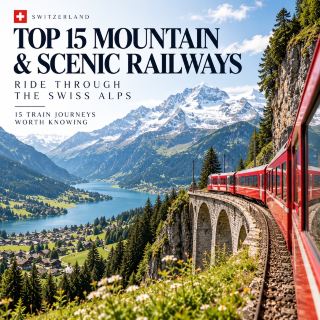 🇨🇭🚂 The 15 Most Epic Mountain & Scenic Railways in Switzerland – Save This List!