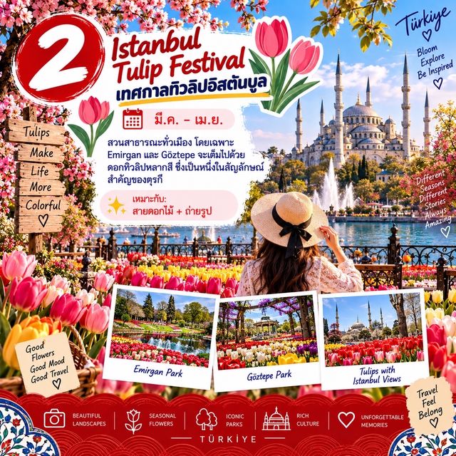 🇹🇷 5 เทศกาลตุรกีที่นักท่องเที่ยวควรไปสักครั้ง 🎉✨