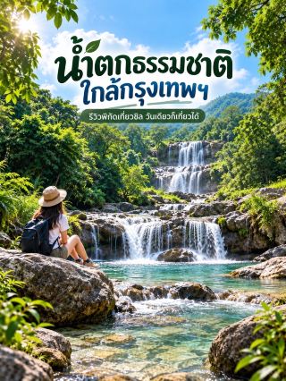 น้ำตกใกล้กรุงเทพฯ เที่ยวง่าย เลือกได้ตามสไตล์ วันเดียวก็ฟิน 🌿💦 