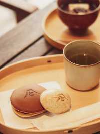 【自然に癒やされるカフェ】あの銘菓を美しい自然と共に味わう🍵