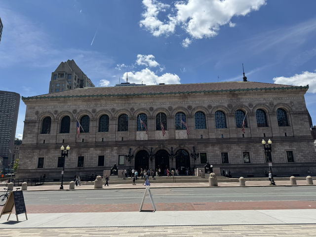 #Boston Public Library (central)