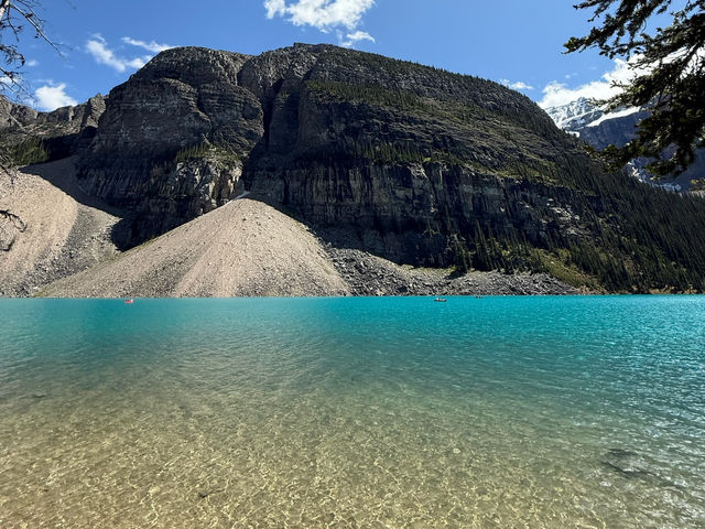 🏔 班夫 Banff|夢蓮湖 Moraine Lake 💙 夏日限定湖上獨木舟冒險 🏔 班夫 Banff|夢蓮湖 Moraine Lake 💙 夏日限定湖上獨木舟冒險