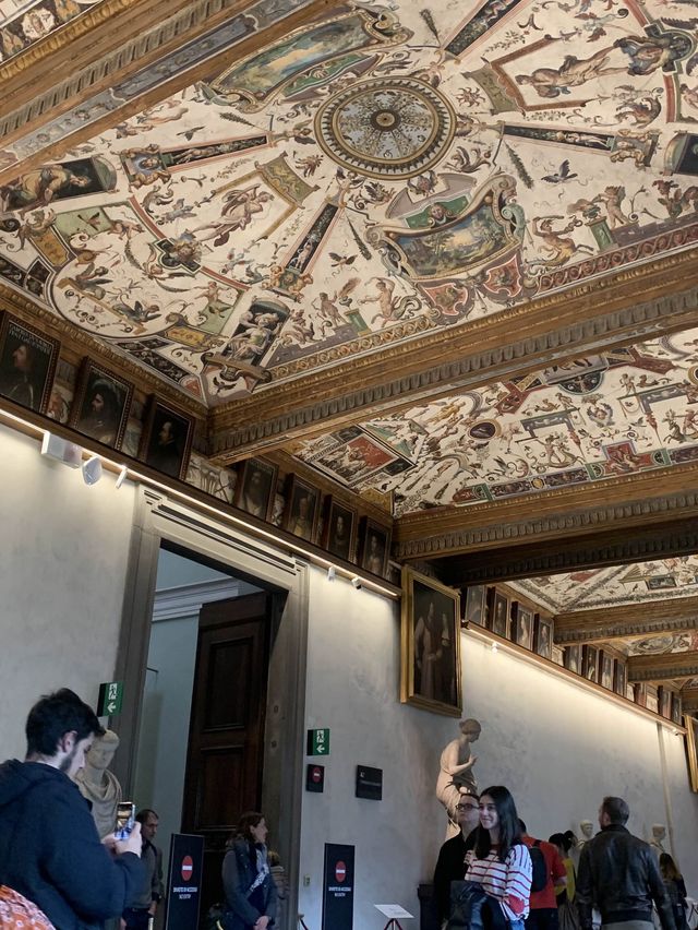 The world famous Galleria degli Uffizi
