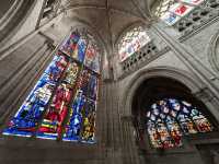 Beautiful gothic church in Normandy 