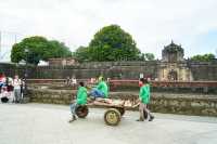 Philippines' ancient castle in the center of Manila city.