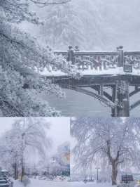 江西廬山，四季各具風采，而冬日的雪景更是美