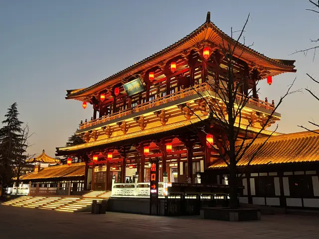 Visiting the Tang Dynasty Furong Garden in Xi'an in winter