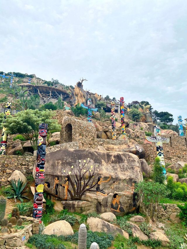 福建石岩植物園復活島的搬到國內了