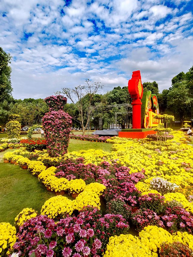 義烏植物園，菊韻醉金秋