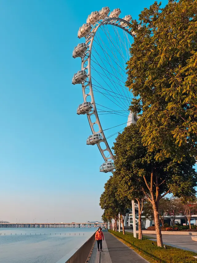 Quick photo guide to the Ferris wheel by the sea, the Light of Shenzhen Bay Area!
