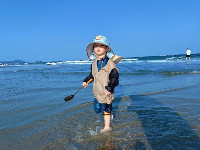 海陵島｜帶娃去挖貝殼