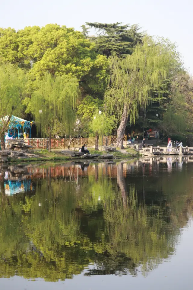 Adjacent to Pingjiang Road and Zhuozheng Garden is the free large park—Dongyuan