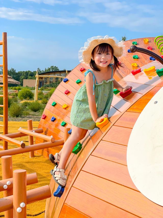 成都周邊1小時｜秋天的「稻田」童話遊樂園。