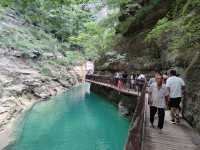 雲台山泉瀑峽。