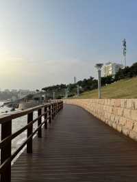 青島沿海而建的綠道，景色很美的。