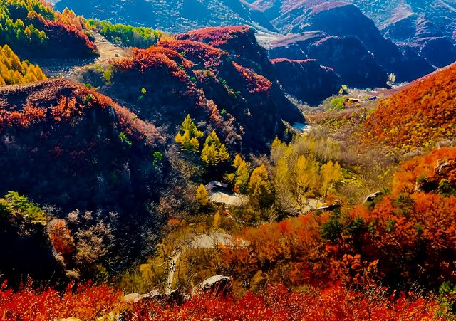 遼陽核伙溝森林公園丨東北小黃山