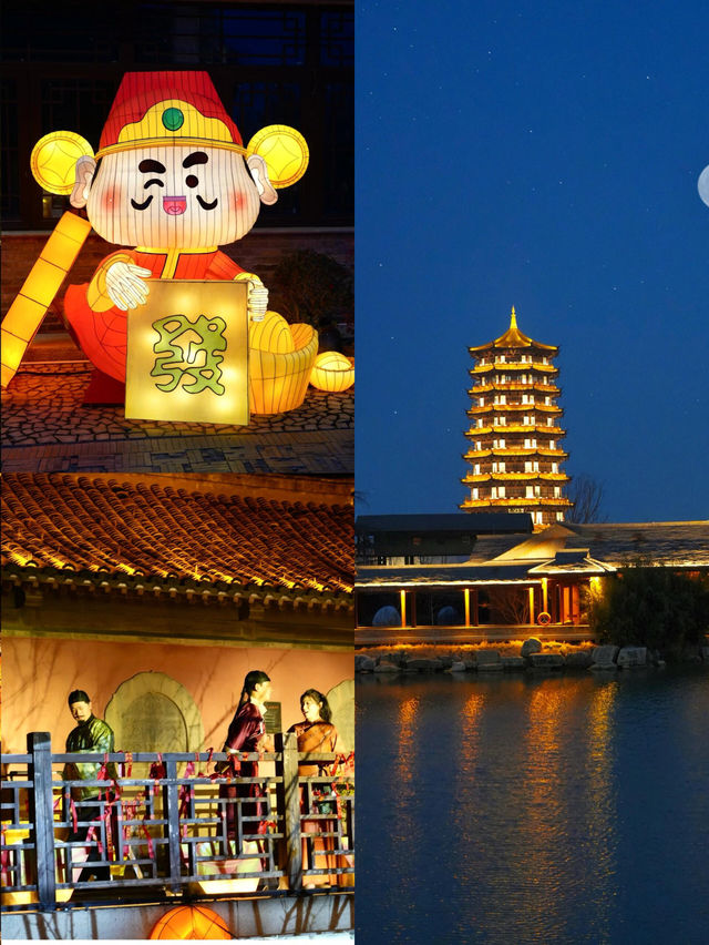 不在南京秦淮河在宿遷新年燈會美哭了…