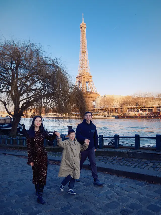 Trip Moments|First trip of 2025, strolling through Paris with kids
