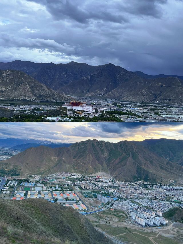 站在南山公園與布達拉宮一起合照留念！