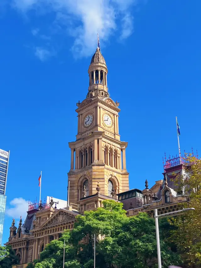 悉尼市政廳：穿越百年的砂岩史詩，免費解鎖新古典主義地標