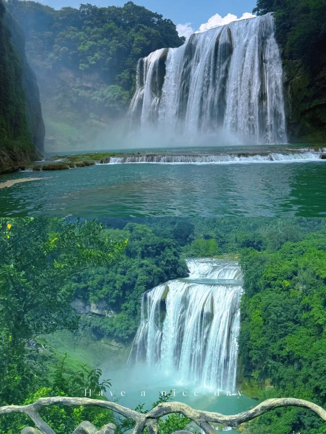 今日任務:走進小學課本裡的「黃果樹瀑布」 今日任務:走進小學課本裡的「黃果樹瀑布」