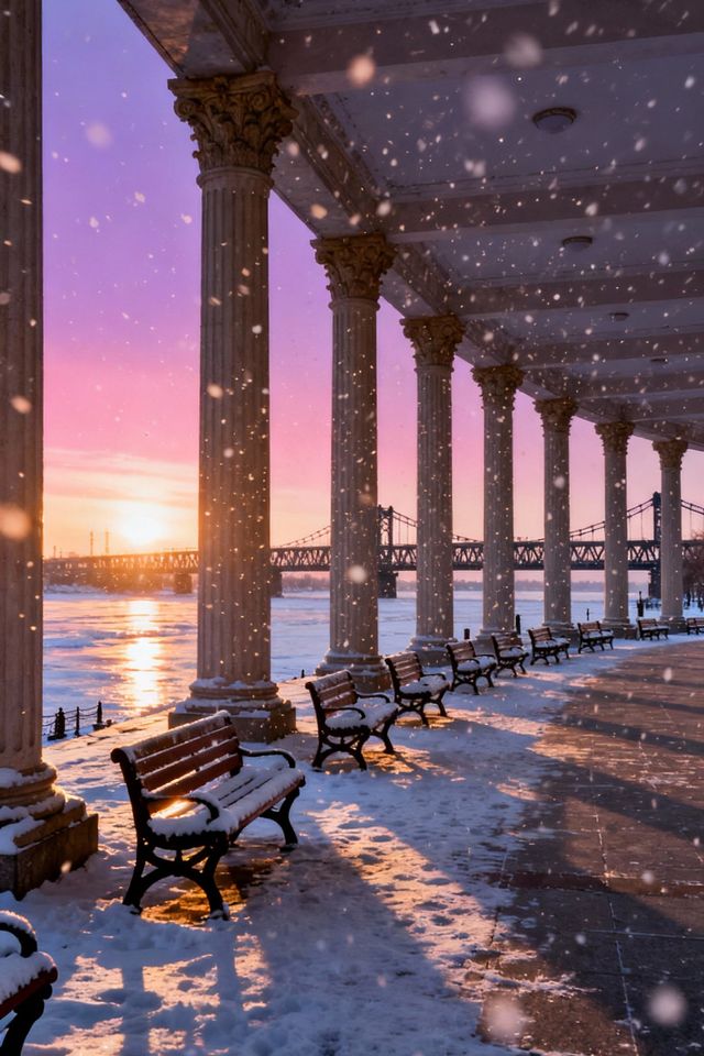 哈爾濱冬日限定｜在松花江畔邂逅一場雪上「鎏金日落」