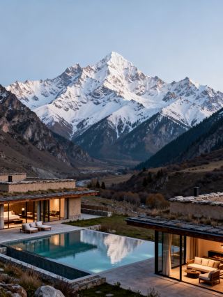 Weekend Family Snow Mountain Trip! 2 Hours Direct, Kids Amazed by the Sunlit Golden Mountain Peak～