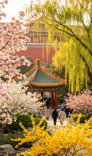 경산공원 봄철 여행 가이드: 황성의 정상에 올라 국색천향을 감상하세요