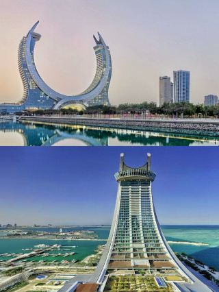 多哈費爾蒙酒店在彎刀之塔收藏一片屬於你的海灣