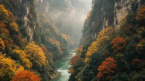 หุบเขาหมาหลิงเหอ: สัมผัส "รอยแผลเป็นที่สวยที่สุดในโลก" ในช่วงฤดูใบไม้ร่วง — traveler post in ซิงอี้