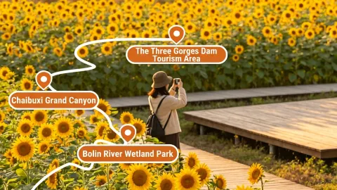 Weekend in Yichang: Relax and enjoy the flower fields — traveler post in Zigui