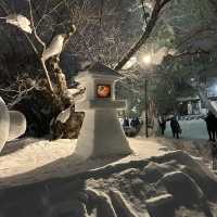日本青森弘前城雪祭，一生一次的絕景