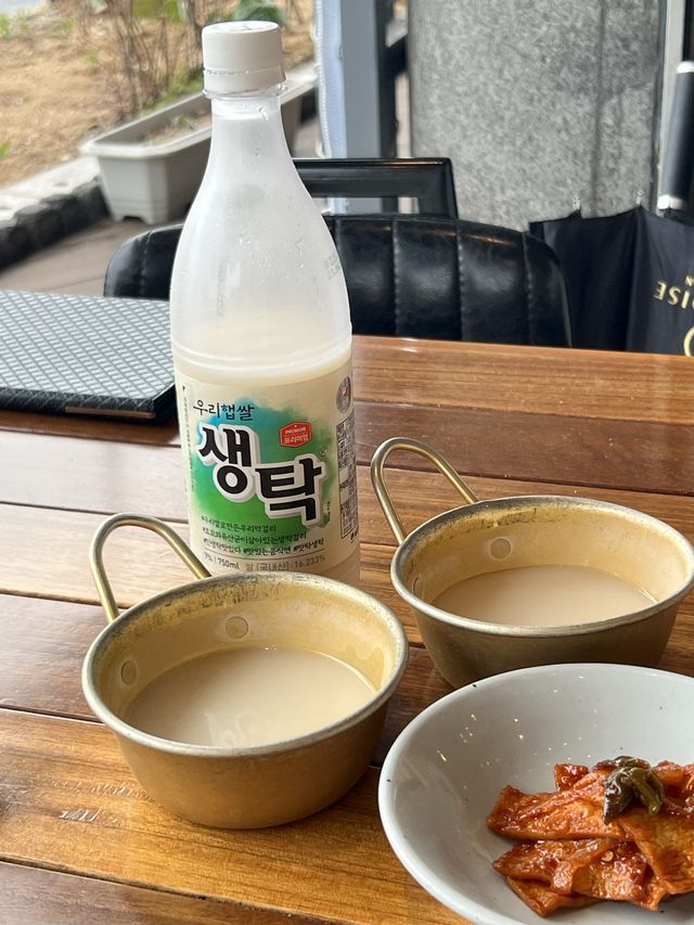 釜山/海雲台　テラス席で海を観ながら絶品ワカメスープ店💕
