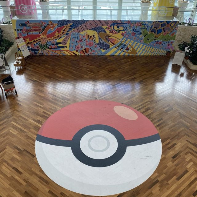 那覇空港にポケモン大集合！3階ふくぎホール