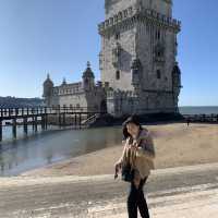 Medieval Fortified Tower in Belem, PORTUGAL 🇵🇹 